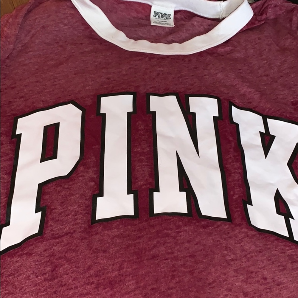 Pink Brand Maroon/Purple Short Sleeve
